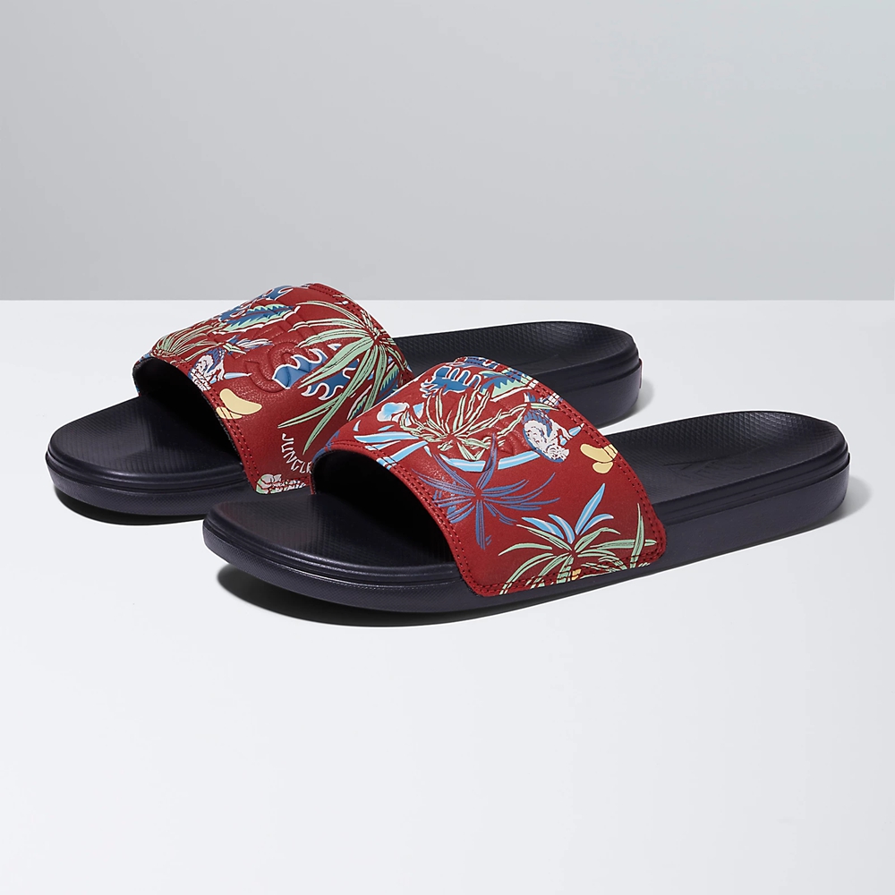 Vans Hawaiian Jungle La Costa Badesandaler-On Červené | VN049A8AV80