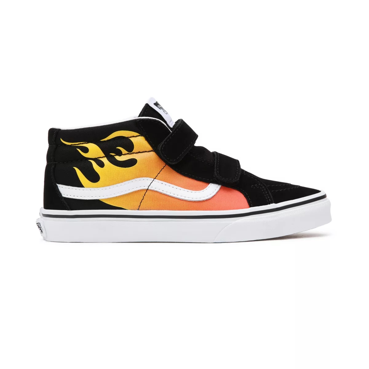 Vans Hot Flame Sk8-Mid Reissue Borrelås Sko Čierne | VN533Q9OF94
