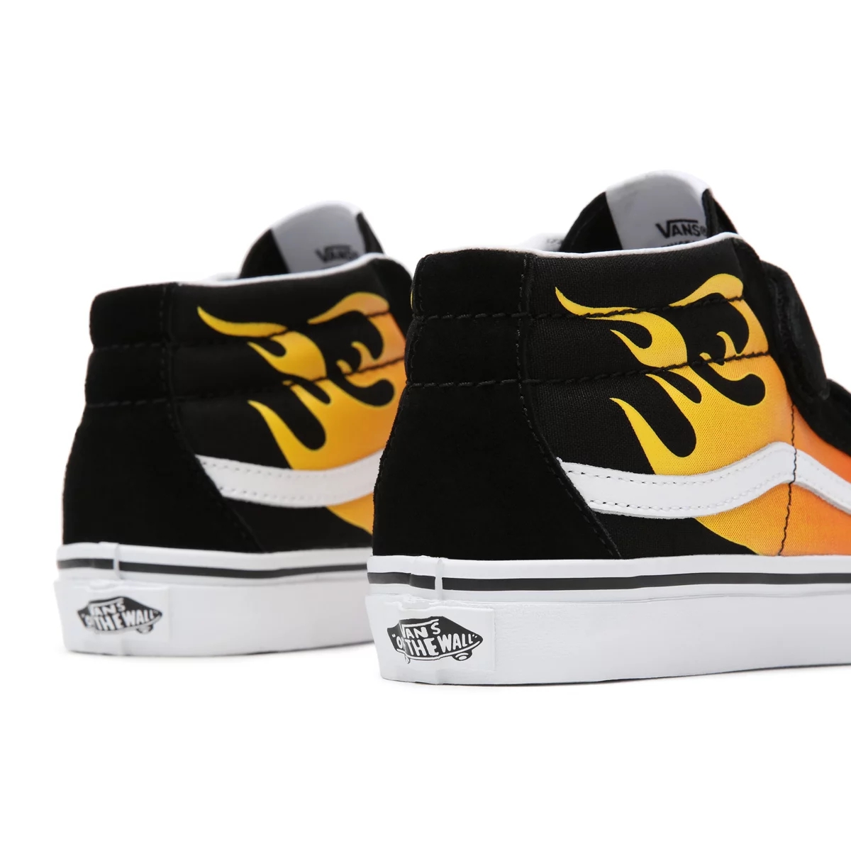 Vans Hot Flame Sk8-Mid Reissue Borrelås Sko Čierne | VN533Q9OF94