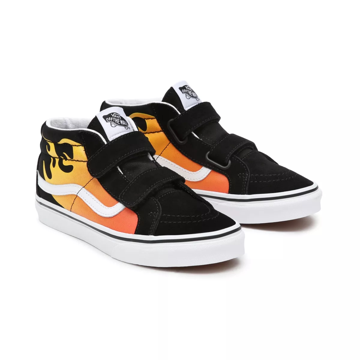 Vans Hot Flame Sk8-Mid Reissue Borrelås Sko Čierne | VN533Q9OF94
