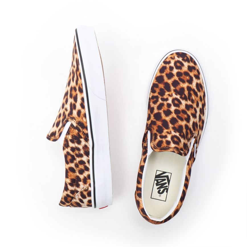 Vans Leopard Classic Slip-On Sko Leopardie | VN011J5BN25