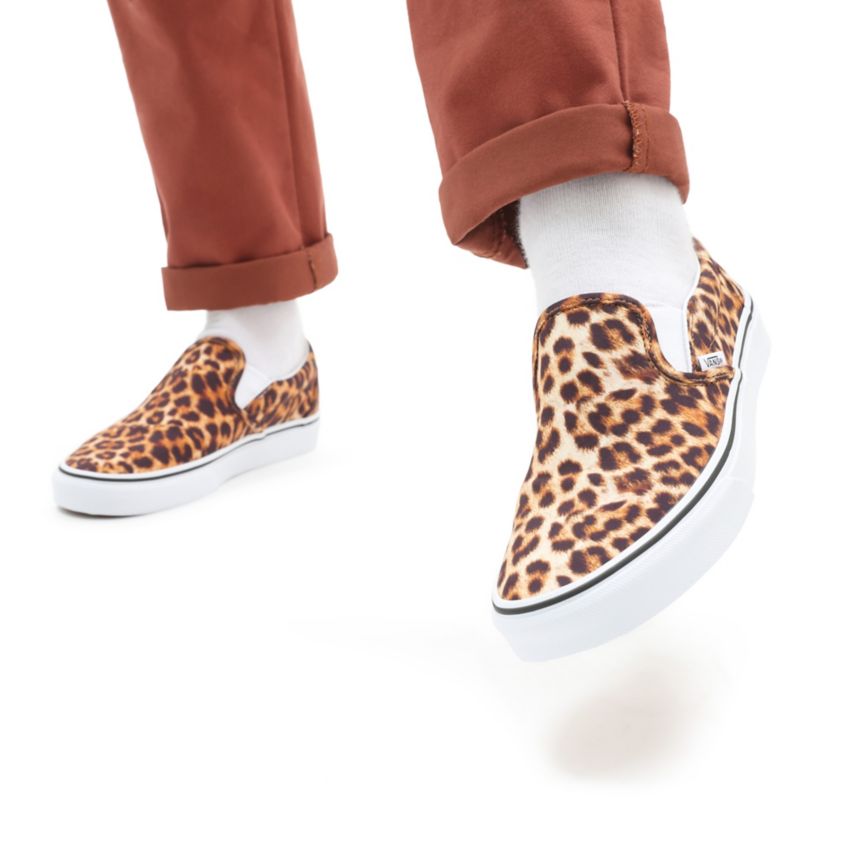 Vans Leopard Classic Slip-On Sko Leopardie | VN011J5BN25