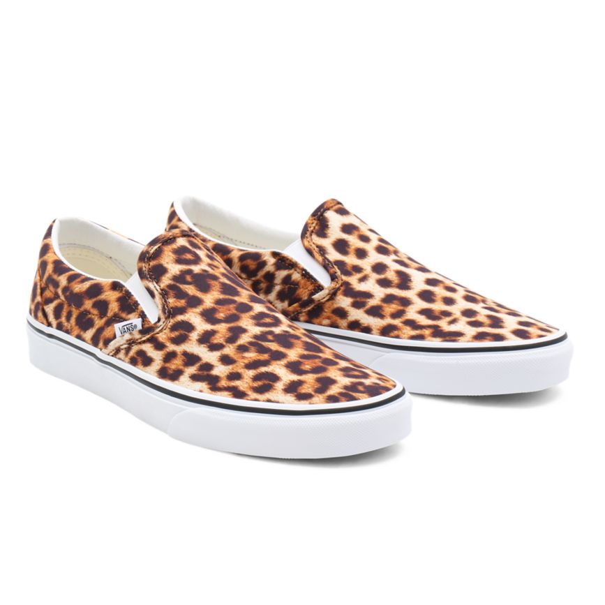 Vans Leopard Classic Slip-On Sko Leopardie | VN011J5BN25