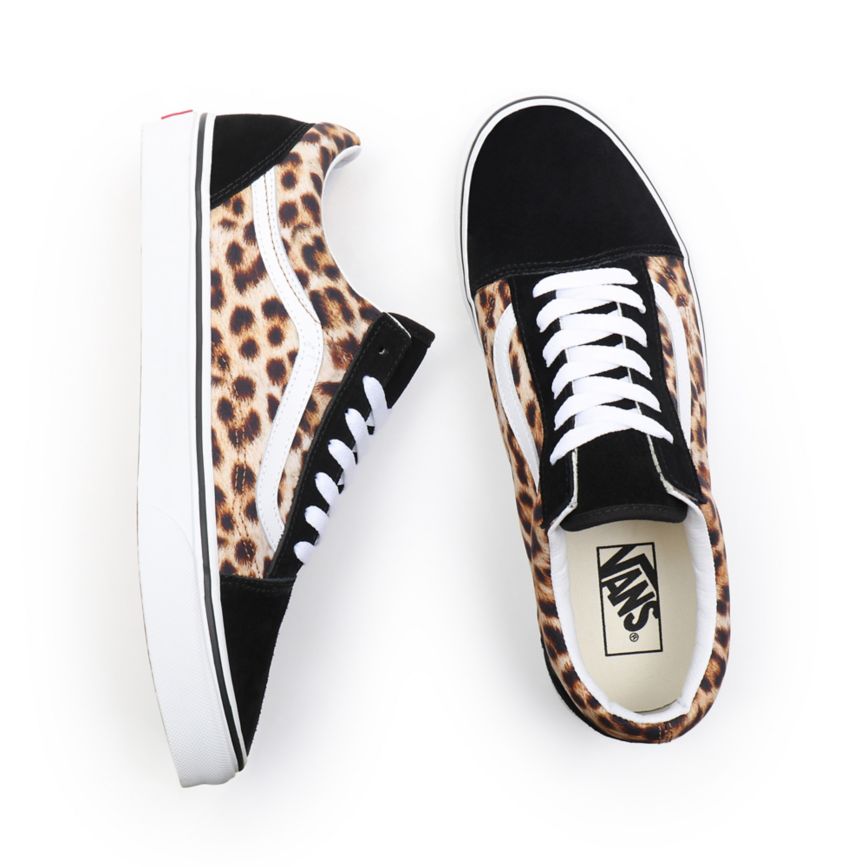 Vans Leopard Old Skool Sko Čierne | VN691N6DM52