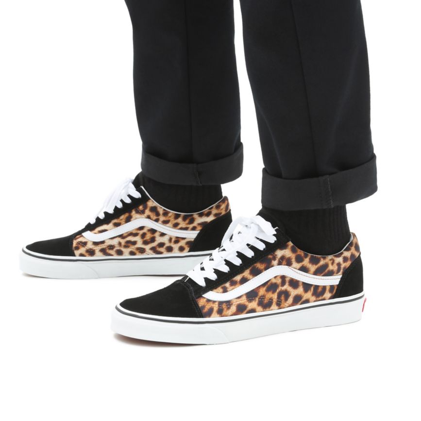 Vans Leopard Old Skool Sko Čierne | VN691N6DM52