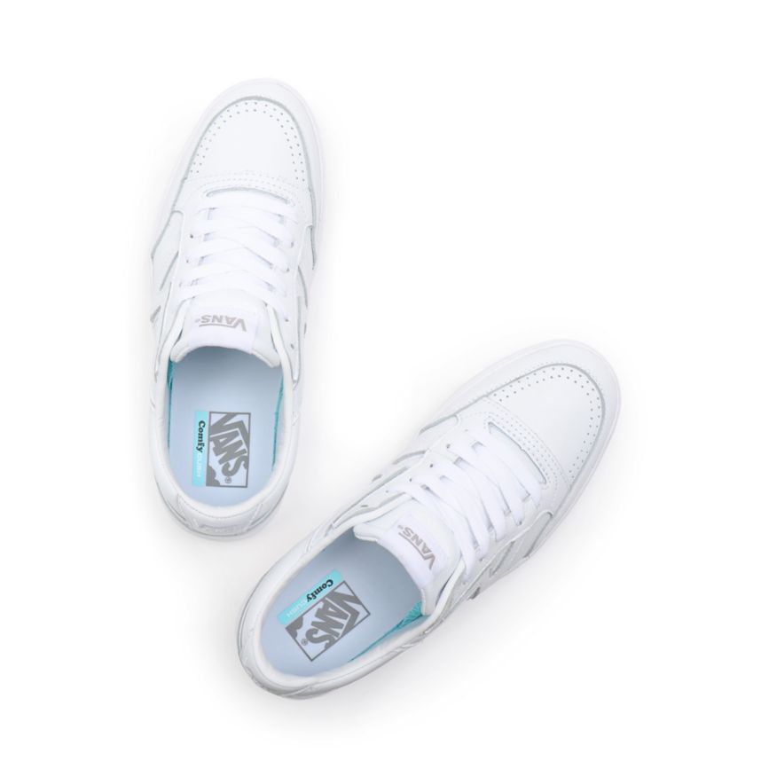 Vans Læder Lowland CC Sko Biele | VN551Q2IJ55