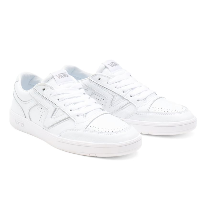 Vans Læder Lowland CC Sko Biele | VN551Q2IJ55