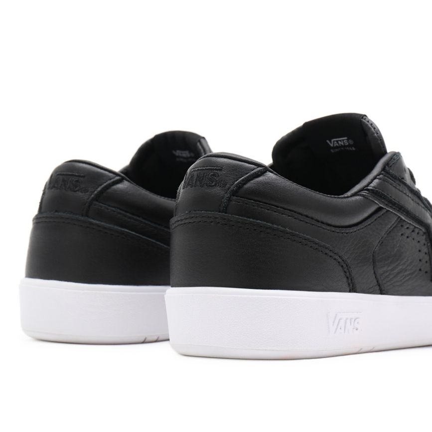 Vans Læder Lowland CC Sko Čierne | VN053K9XE93
