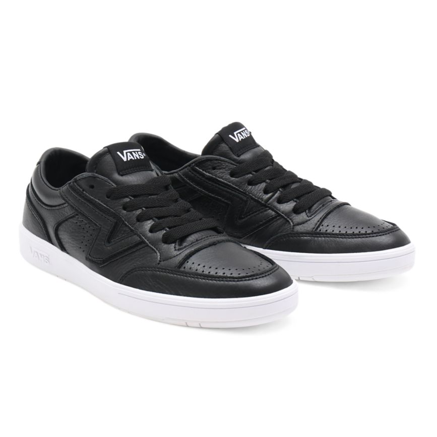Vans Læder Lowland CC Sko Čierne | VN053K9XE93