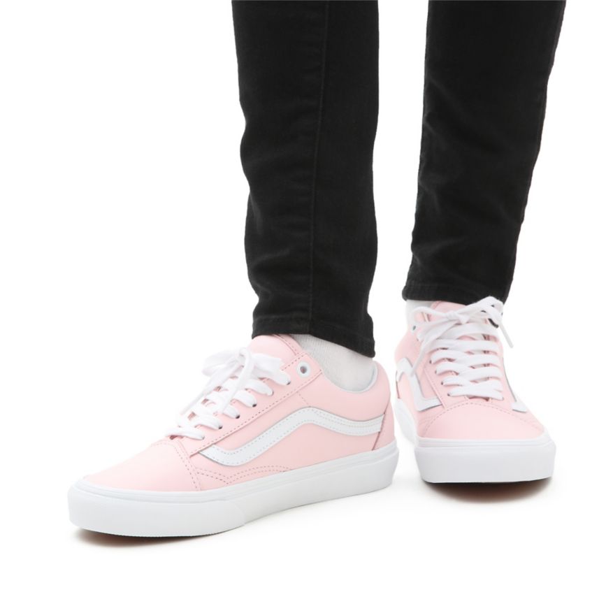 Vans Læder Old Skool Sko Ruzove | VN179S2IS46