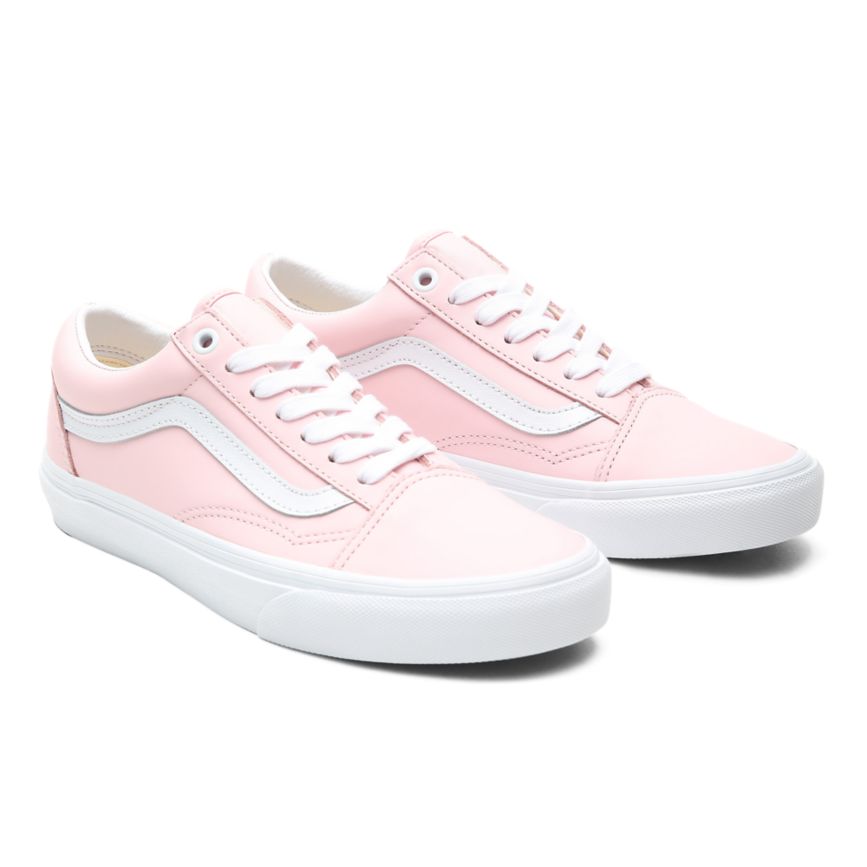 Vans Læder Old Skool Sko Ruzove | VN179S2IS46