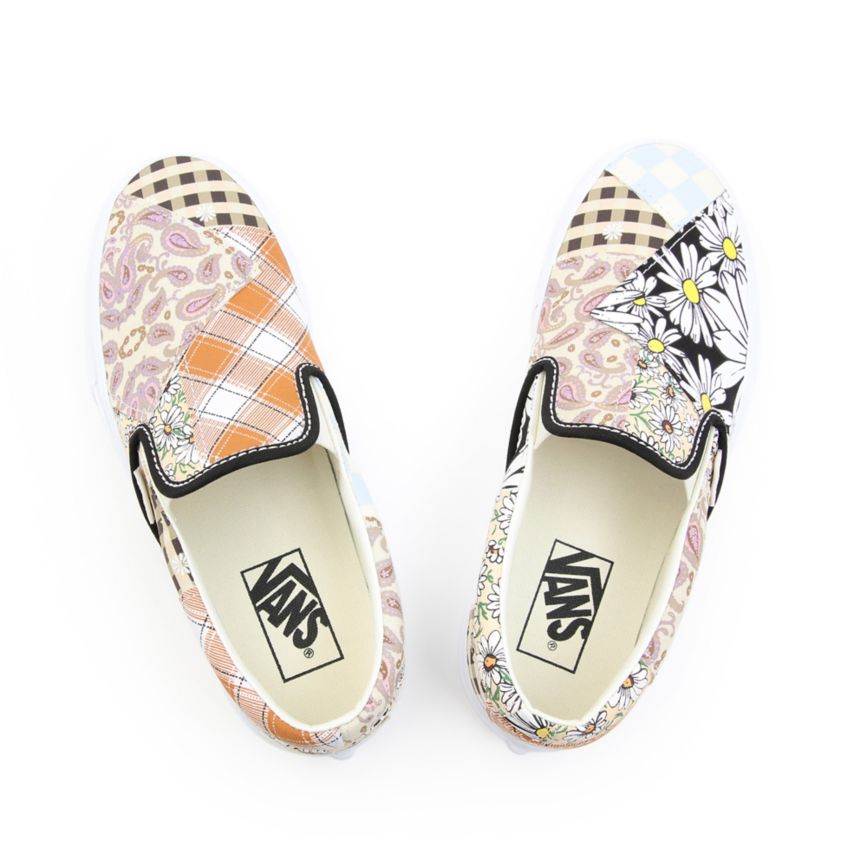 Vans Meadow Patchwork Classic Slip-On Sko Viacfarebný | VN207N5ES73