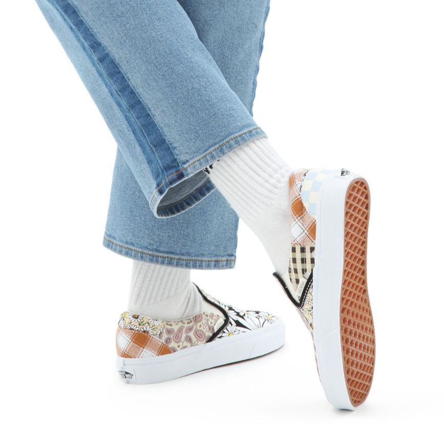 Vans Meadow Patchwork Classic Slip-On Sko Viacfarebný | VN207N5ES73