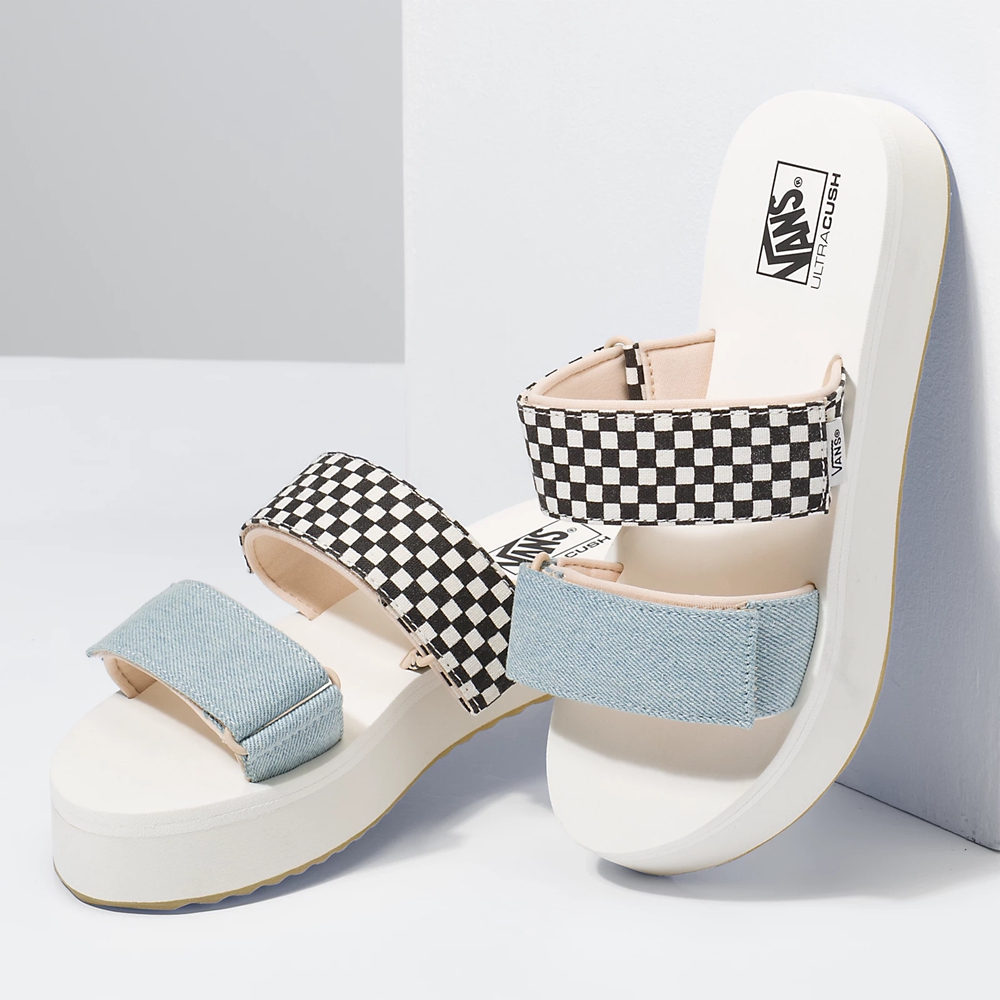 Vans Mix Match Cayucas Badesandaler Mega Platform Biele | VN584E0NB11