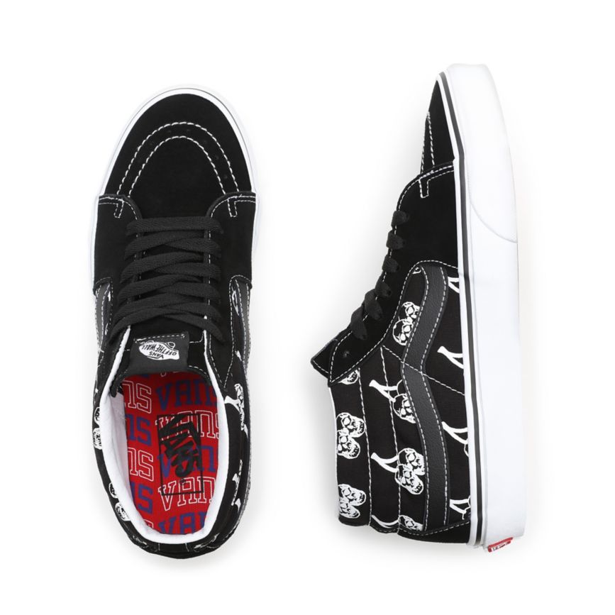 Vans New Varsity Sk8-Mid Sko Čierne | VN526B9WH41