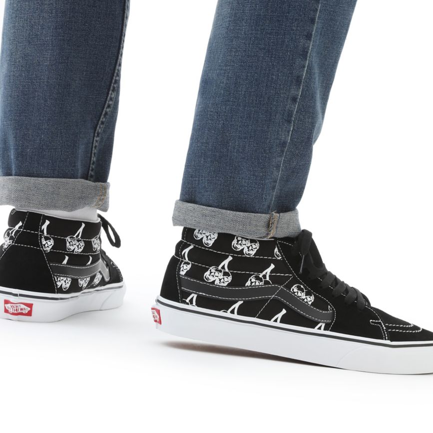 Vans New Varsity Sk8-Mid Sko Čierne | VN526B9WH41