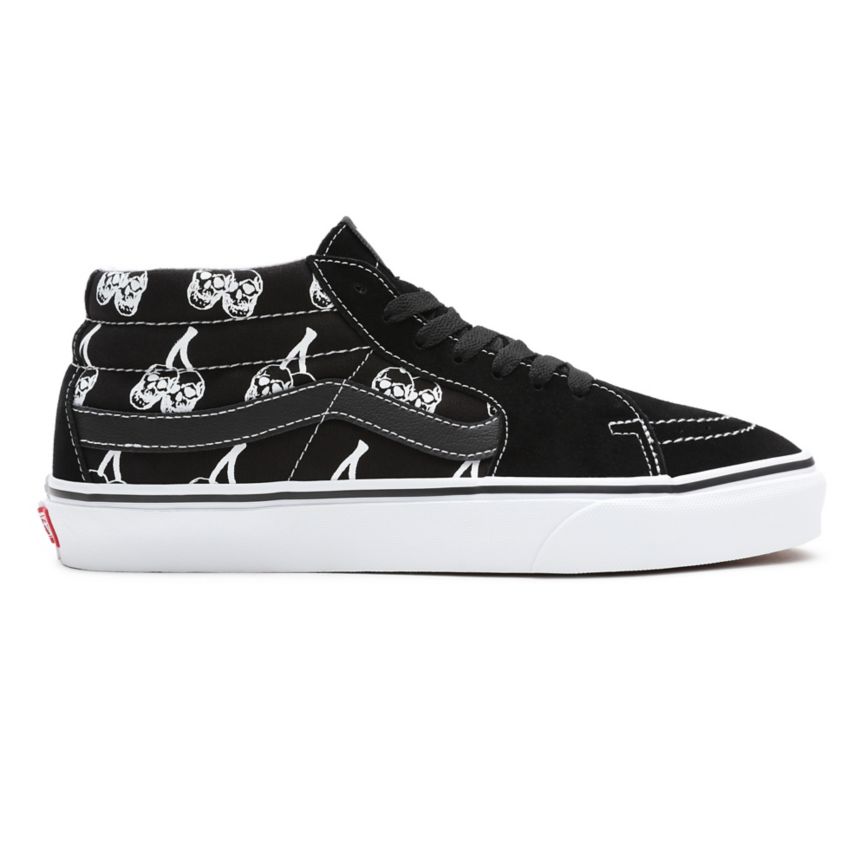 Vans New Varsity Sk8-Mid Sko Čierne | VN526B9WH41