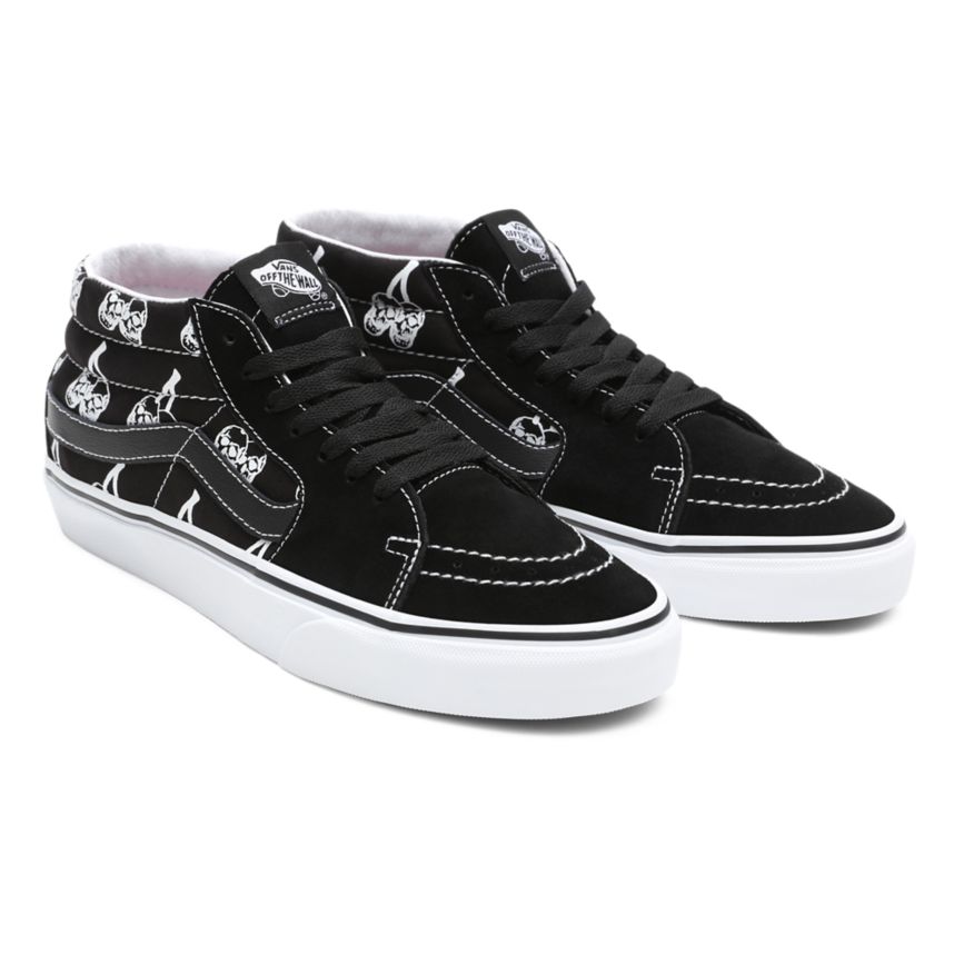 Vans New Varsity Sk8-Mid Sko Čierne | VN526B9WH41