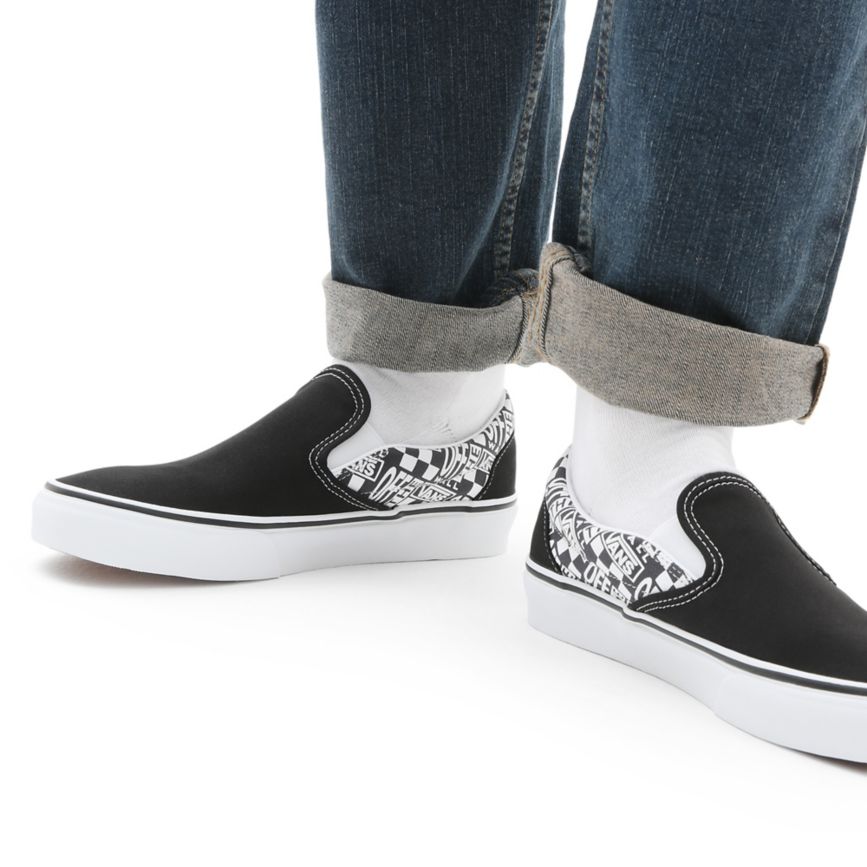 Vans Off The Wall Classic Slip-On Sko Čierne | VN143U9JJ40