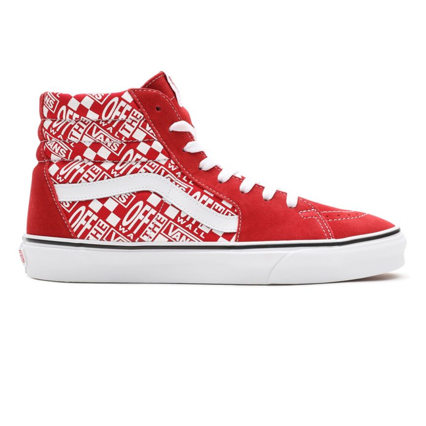 Vans Off The Wall SK8-Hi Sko Červené | VN215R7OH89