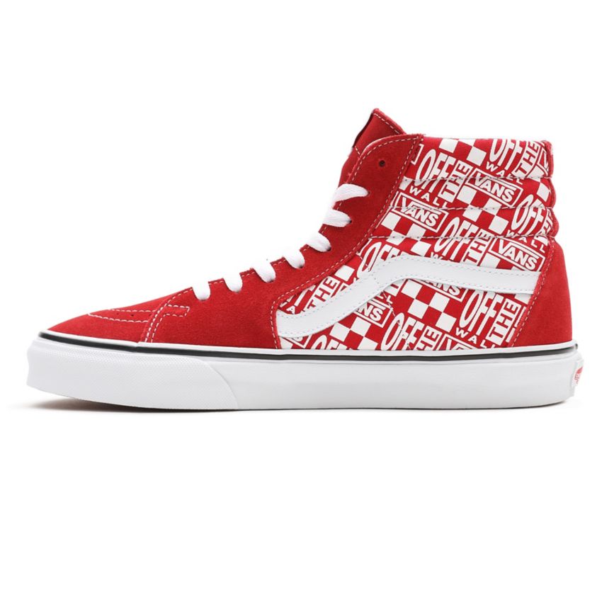 Vans Off The Wall SK8-Hi Sko Červené | VN215R7OH89