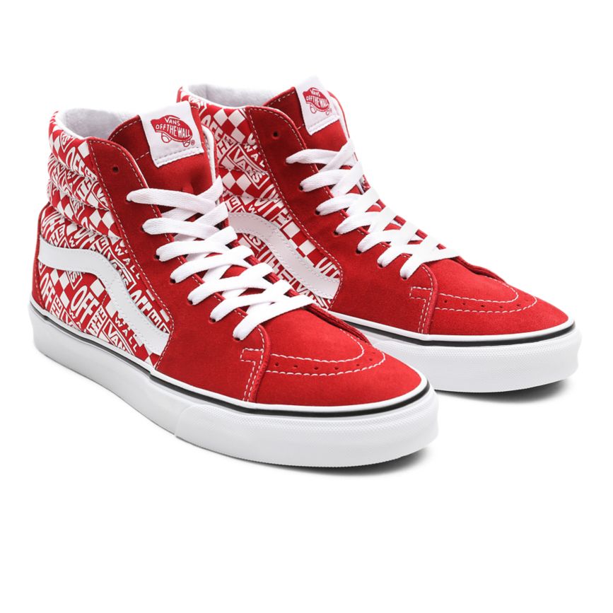 Vans Off The Wall SK8-Hi Sko Červené | VN335U1GT02