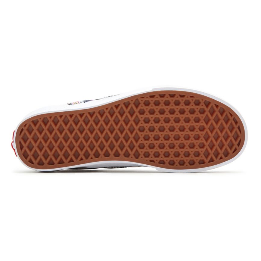 Vans Paradise Floral Classic Slip-On Sko Biele | VN064W5OQ04
