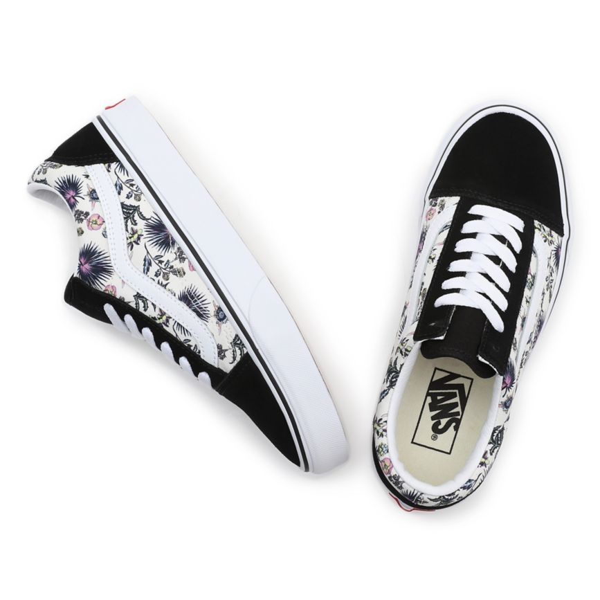 Vans Paradise Floral Old Skool Sko Čierne | VN763N4HH40