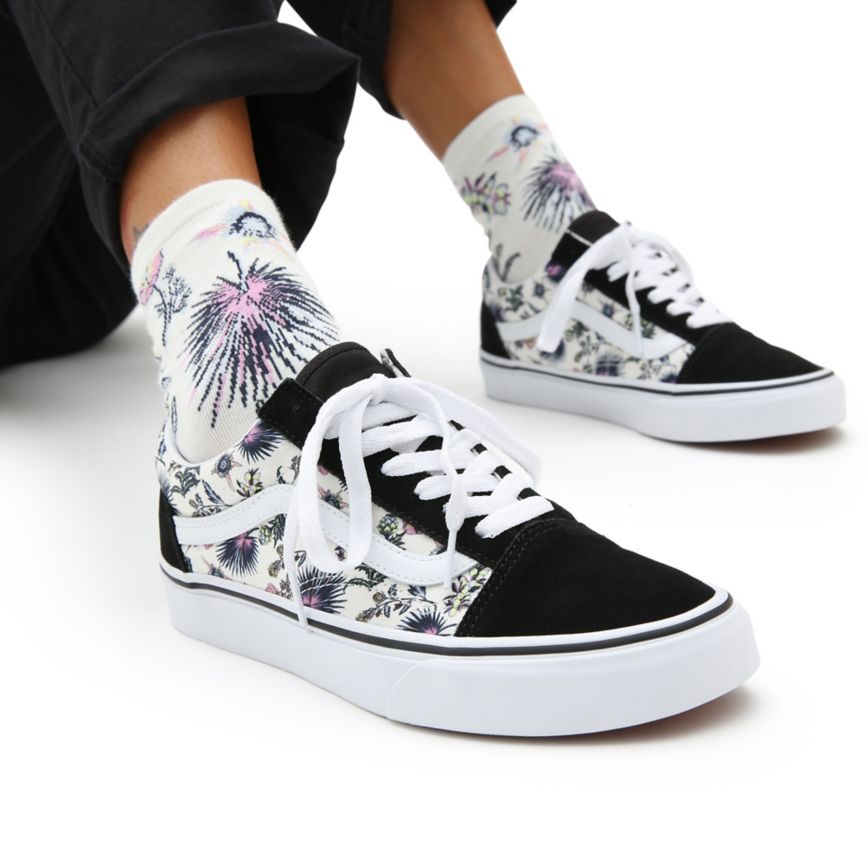 Vans Paradise Floral Old Skool Sko Čierne | VN763N4HH40