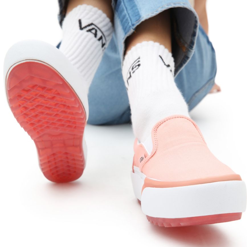 Vans Pastel Classic Slip-On Stacked Sko Ruzove | VN695D4CI22