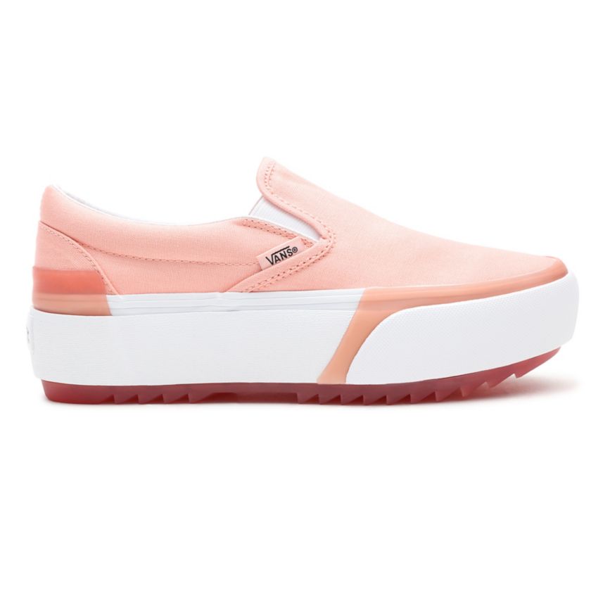 Vans Pastel Classic Slip-On Stacked Sko Ruzove | VN695D4CI22