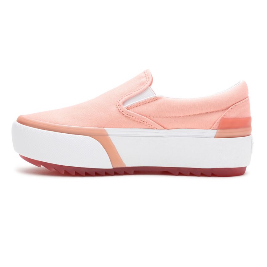Vans Pastel Classic Slip-On Stacked Sko Ruzove | VN695D4CI22