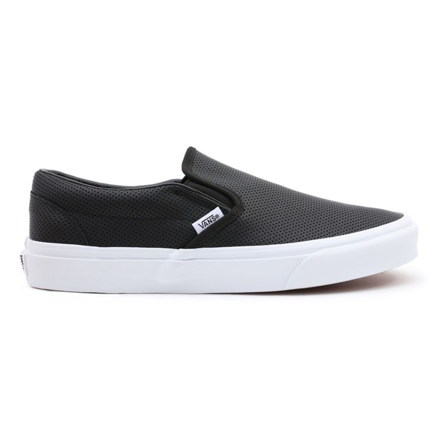 Vans Perf Læder Classic Slip-On Sko Čierne | VN433P4OW60