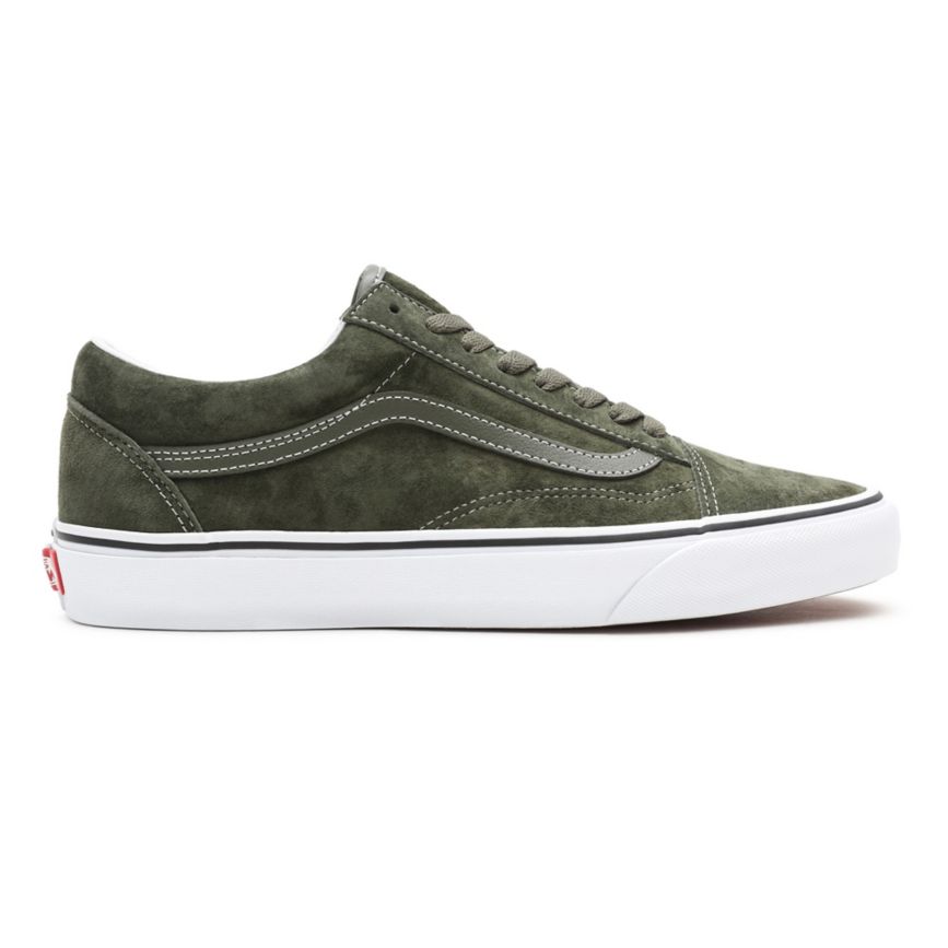 Vans Pig Semsket Skinn Old Skool Sko Olivovo Zelená | VN332B7HJ28