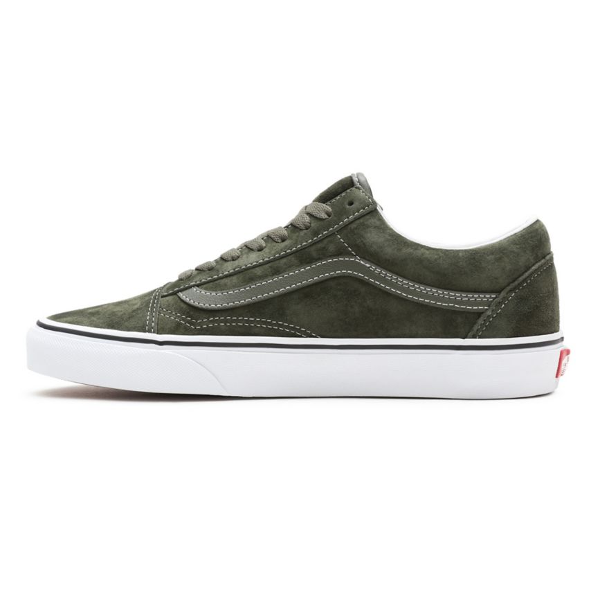 Vans Pig Semsket Skinn Old Skool Sko Olivovo Zelená | VN572Q8CY71