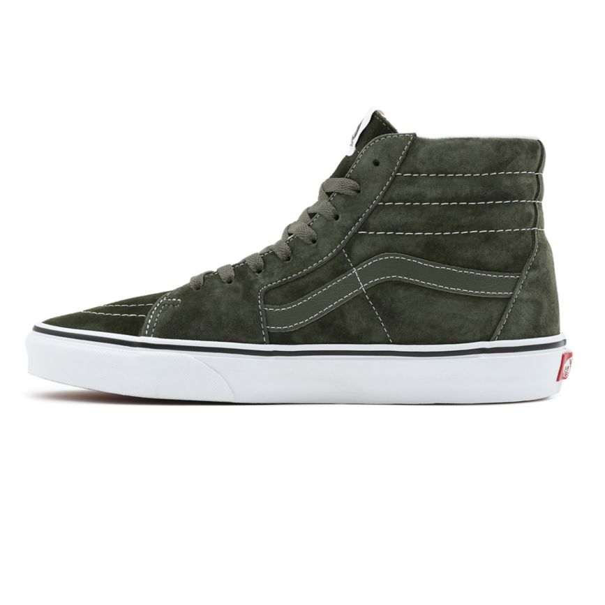 Vans Pig Semsket Skinn SK8-Hi Sko Olivovo Zelená | VN492Y8RG37