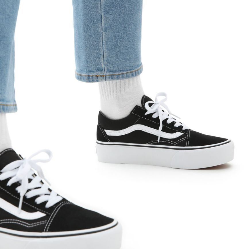 Vans Platform Old Skool Sko Čierne | VN318T9UN85