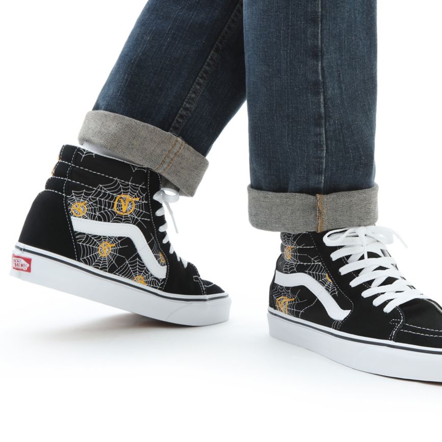 Vans Printed SK8-Hi Sko Čierne | VN524Z1US86