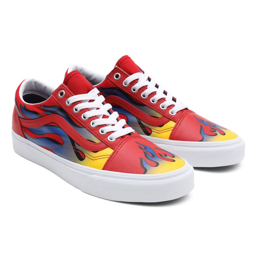 Vans Racer Old Skool Sko Červené | VN587T6YL36