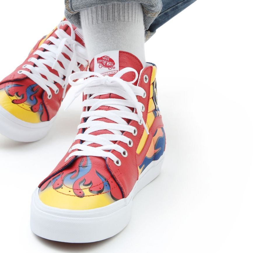 Vans Racer Sk8-Hi Sko Červené | VN715A8TC26