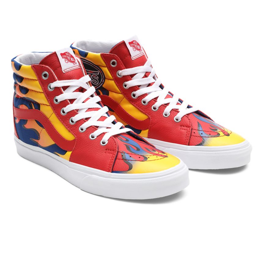 Vans Racer Sk8-Hi Sko Červené | VN715A8TC26