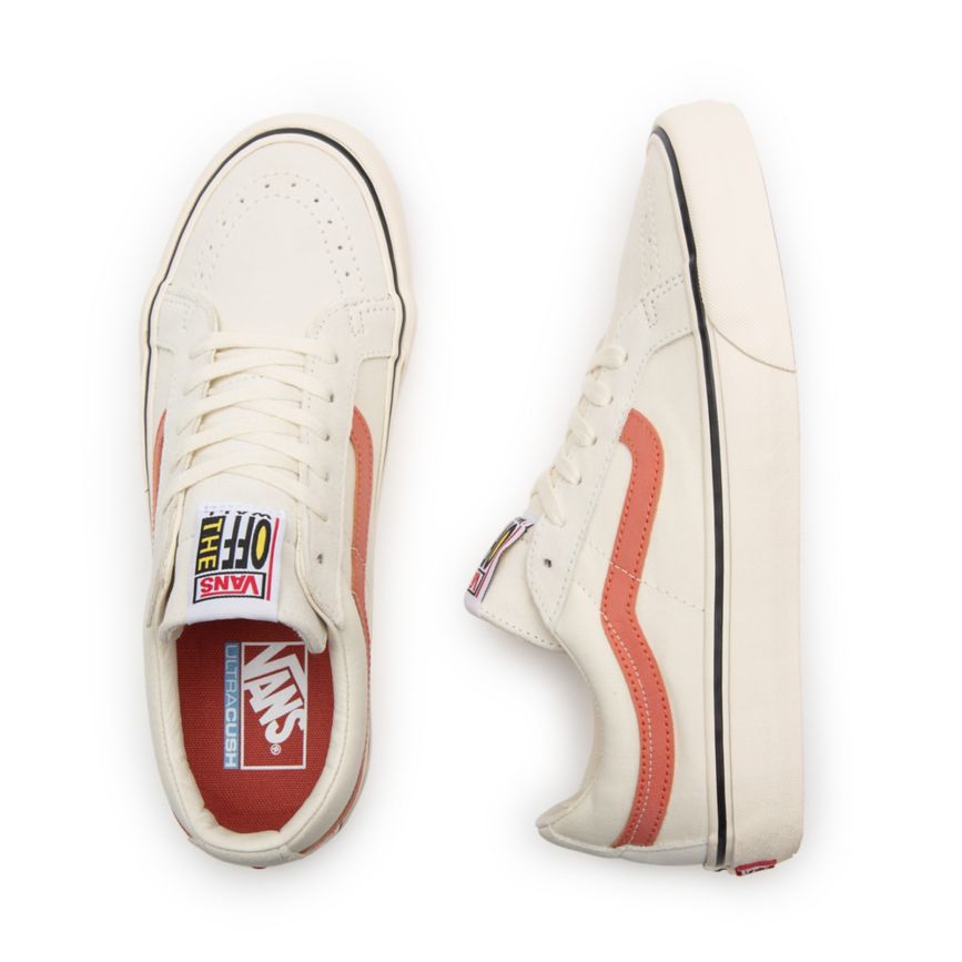 Vans SK8-Low Reissue SF Sko Biele | VN074T7RW46