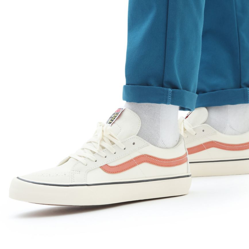 Vans SK8-Low Reissue SF Sko Biele | VN074T7RW46