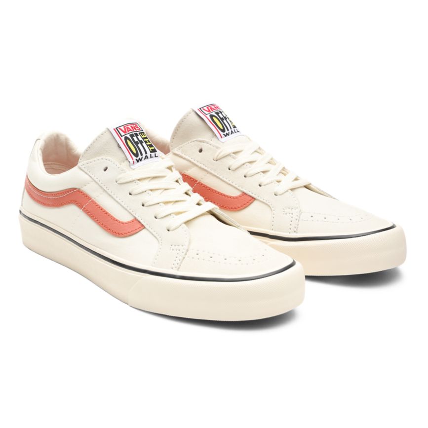 Vans SK8-Low Reissue SF Sko Biele | VN074T7RW46