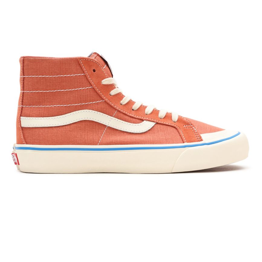Vans Salt Wash SK8-Hi 138 Decon SF Sko Červené | VN037Z2HO93