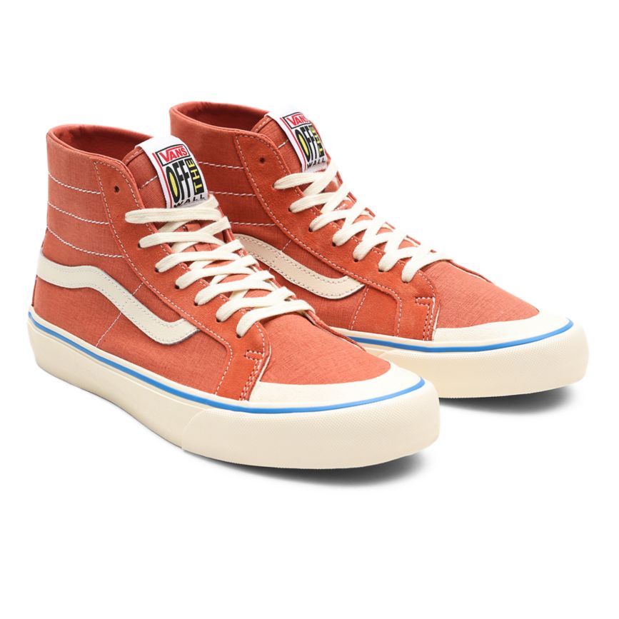 Vans Salt Wash SK8-Hi 138 Decon SF Sko Červené | VN037Z2HO93