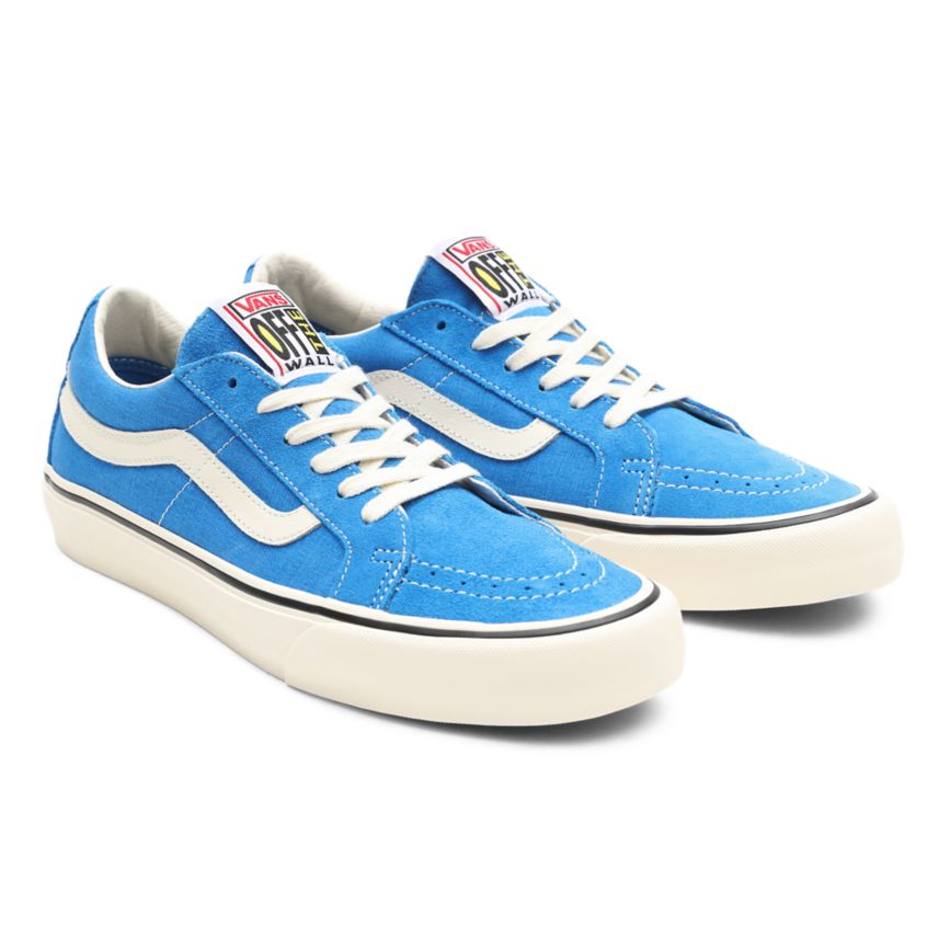 Vans Salt Wash Sk8-Low Reissue SF Sko Modre | VN247Q1LM65