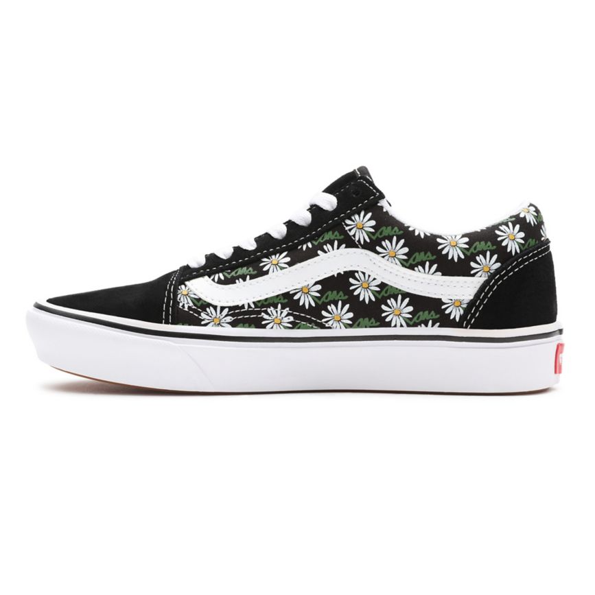 Vans Scribble Flower ComfyCush Old Skool Sko Čierne | VN441O8KZ66