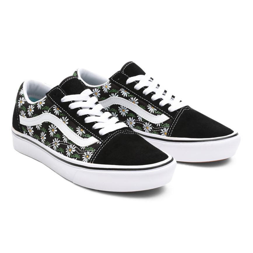 Vans Scribble Flower ComfyCush Old Skool Sko Čierne | VN441O8KZ66