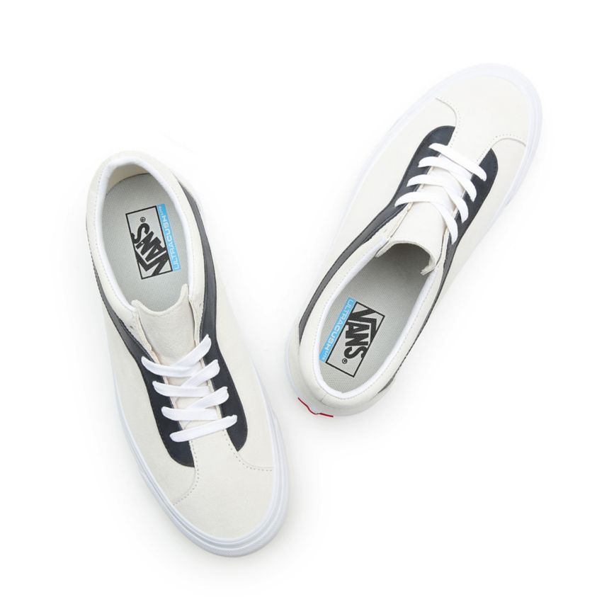 Vans Semsket Skinn Bold Ni Sko Biele | VN640J8UG12